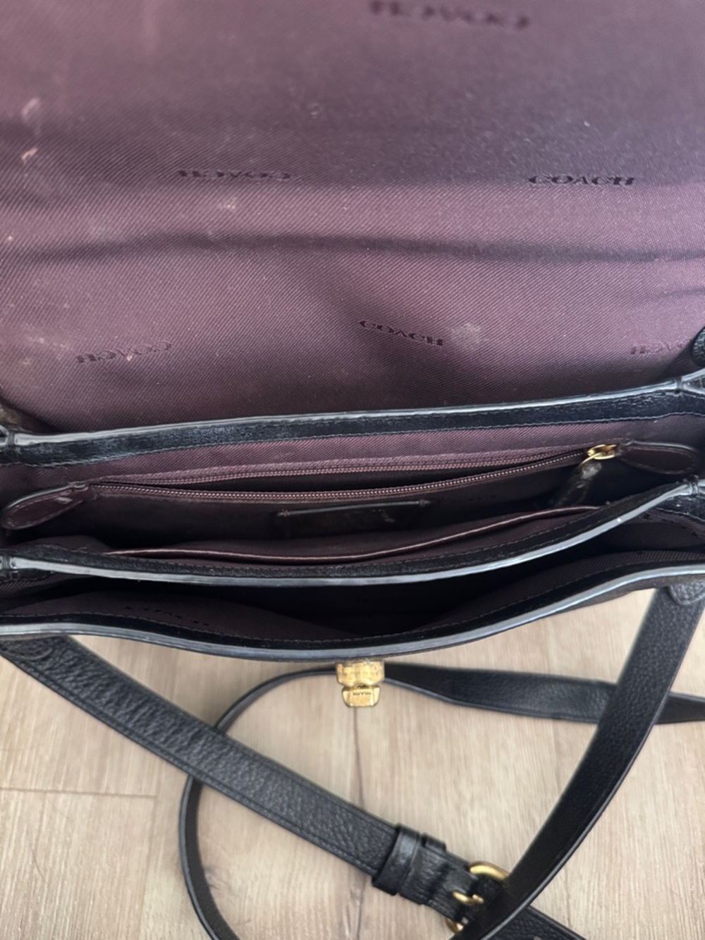 Coach Cassie Crossbody black leather - Picture 12 of 14